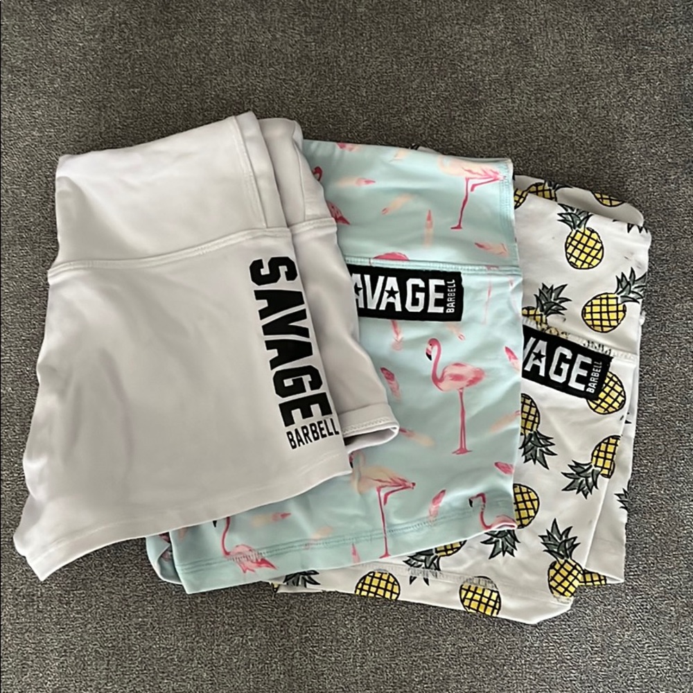 3 savage workout shorts!